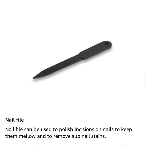 New-3pcs Nail Clippers Set With Nail File & Faux Leather Carry Case Black - Picture 10 of 10